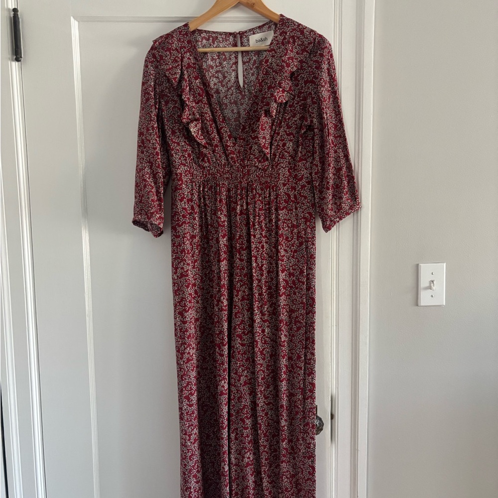 Floral Red jumpsuit